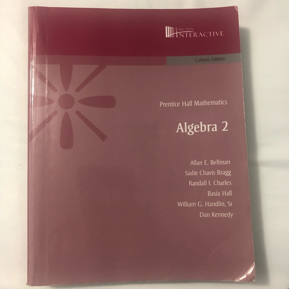 Lincoln Interactive Algebra 2 Book Like New